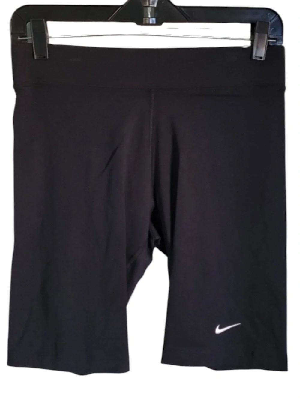 Nike Tight Fit Collant Bike Shorts Black High-Rise  with Swoosh Medium